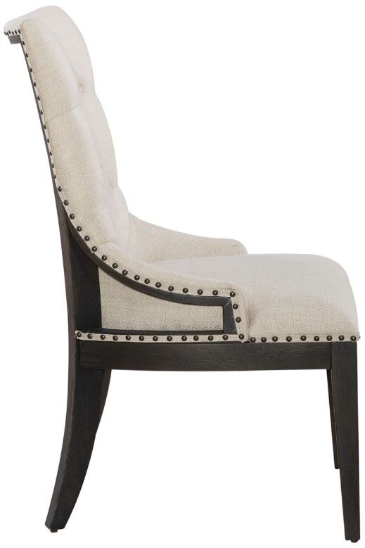 Liberty Furniture Americana Farmhouse Beige/Dusty Taupe Upholstered Shelter Side Chair-3