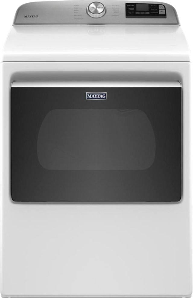 Maytag® 7.4 Cu. Ft. White Front Load Electric Dryer-0