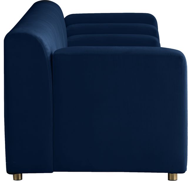 Meridian Furniture Naya Navy Velvet Sofa-2