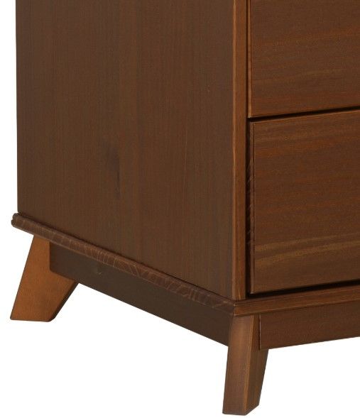 Powell® Portix Walnut 3-Drawer Nightstand-2