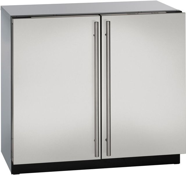 U-Line® 3000 Series 6.9 Cu. Ft. Stainless Steel Under the Counter Refrigerator-0
