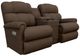La-Z-Boy® Pinnacle Espresso Power Wall Reclining Loveseat with Console and Headrest-0