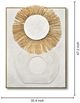 Classy Living Organic Radiant Sun and Earth Textured Modern Wall Art-2