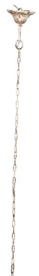 A & B Home Donalt Crowned Gold/White 3-Light Chandelier-2