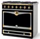 La Cornue CornuFe 90 36" Gloss Black Pro Style Gas Range-1