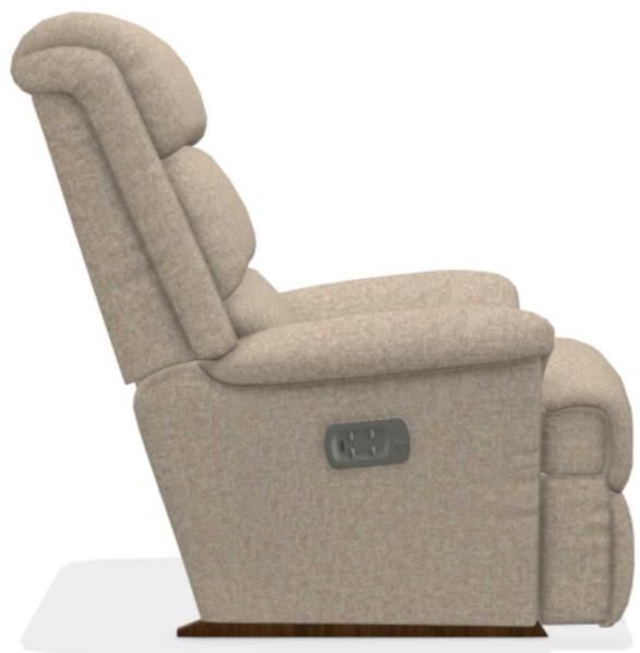 La-Z-Boy® Astor Sand Power Rocking Recliner with Headrest-2