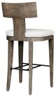 Uttermost® Cellini Weathered Gray Wooden Outdoor Bar Stool-5
