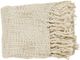 Surya Tobias Ivory 51"x71" Throw Blanket-0