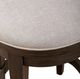 Liberty Furniture Mill Creek Cream/Peppercorn Console Swivel Stool-4