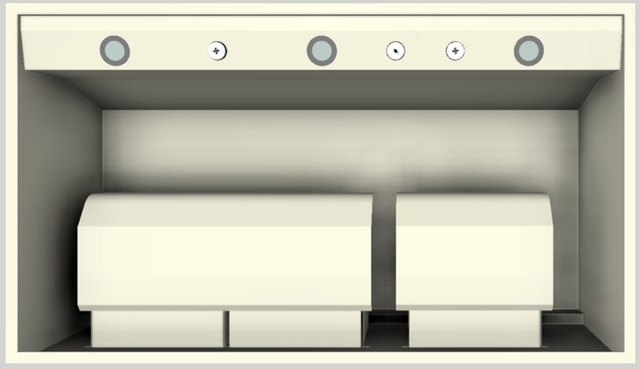 Vent-A-Hood® 42" Wall Mounted Range Hood-Biscuit-2