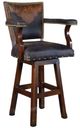 Horizon Home® San Angelo Brown Swivel Bar Stool-0