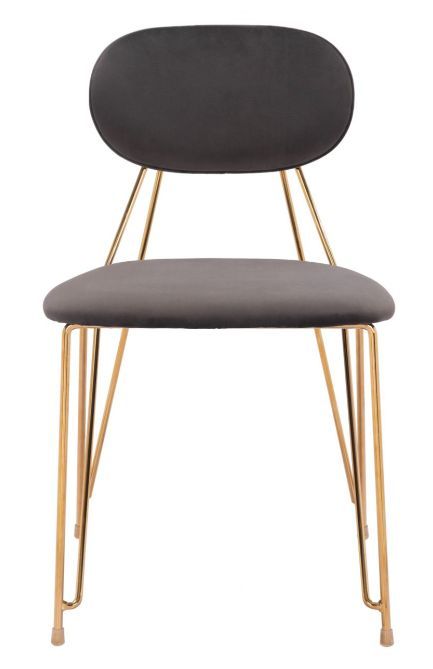 Zuo® Modern Georges Gold/Gray Dining Side Chair-2