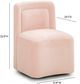 TOV Furniture Dolce Pink Rolling Desk Chair-2