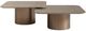 Michael Amini® Canberra 2-Piece Light Ash Short Cocktail Table Set with Antique Gold Base-4