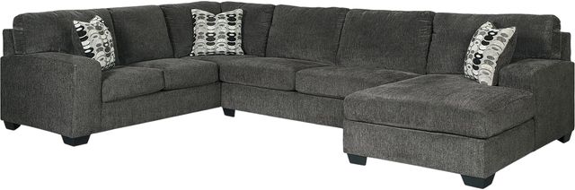 Signature Design by Ashley® Ballinasloe 3-Piece Smoke Right-Arm Facing Sectional and Chaise-0
