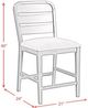 Elements International Glinda Brown Counter Stool-2