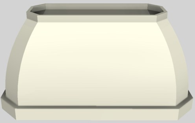 Vent-A-Hood® Designer Series 60" Biscuit Island Range Hood-0