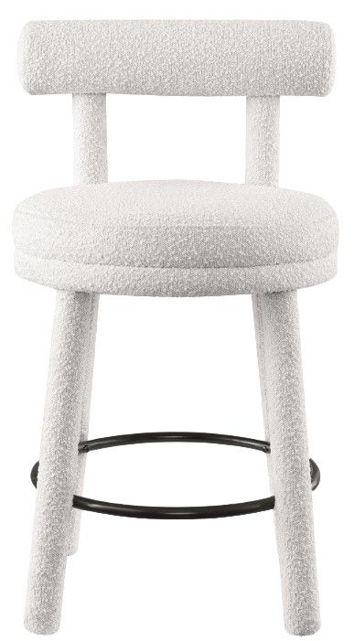 Meridian Furniture Parlor Cream Counter Stool-1