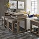 Liberty Furniture Parkland Falls Light Brown Upholstered Console Stool - Set of 2-2