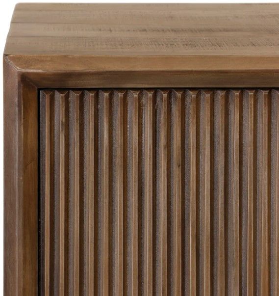 Stylecraft Linear Hardwood Brown Media Console-2