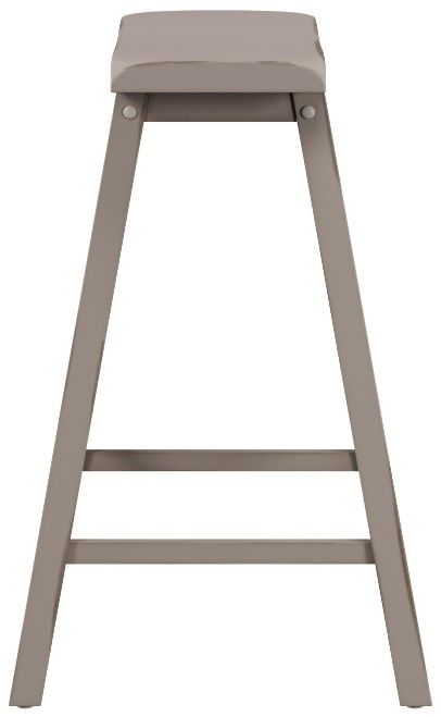 HH2 Home Moreno Distressed Gray Counter Stool-2