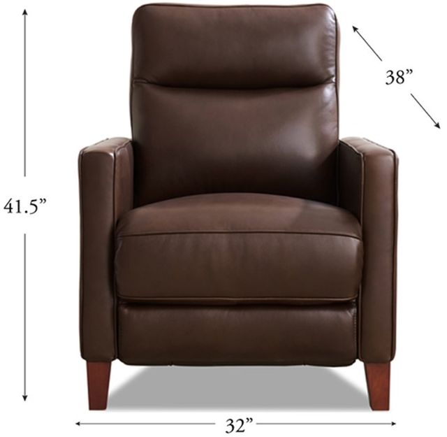 Hydeline® Ashby Chestnut Brown Power Recliner with Power Headrest-1