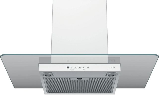 Café™ 30" Matte White Wall Mounted Range Hood-1