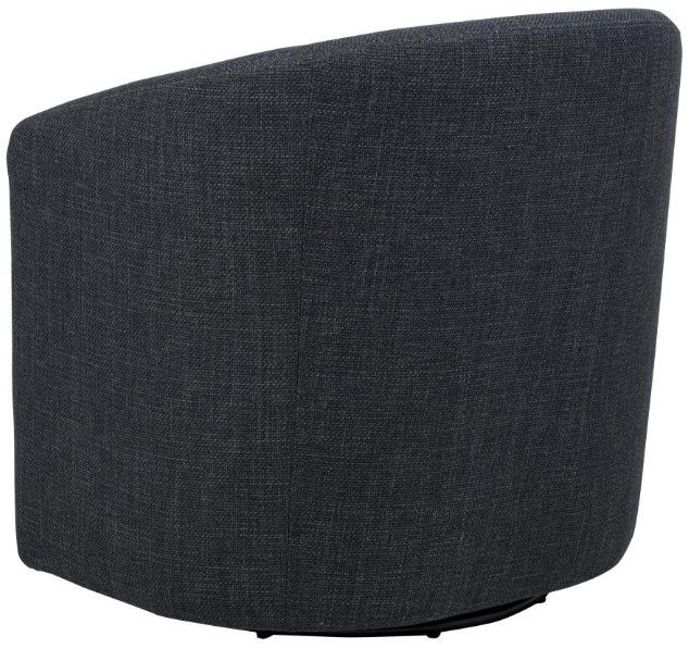 Coaster® Mossbrook Anthracite Upholstered Swivel Chair-3