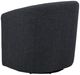 Coaster® Mossbrook Anthracite Upholstered Swivel Chair-3