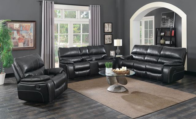 Coaster® Willemse 3-Piece Black Reclining Living Room Set-0
