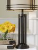 Signature Design by Ashley® Hanswell 2-Piece Dark Brown Table Lamp Set-2