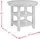 Elements International Amherst 5-Piece Gray/Walnut Counter Dining Set-2