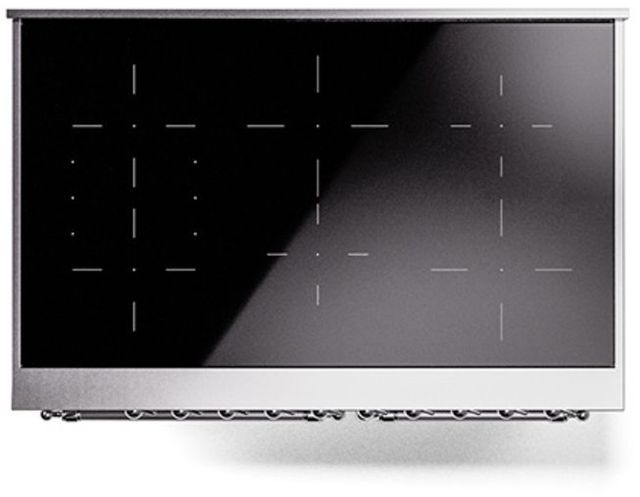 Ilve® Nostalgie II Series 40" Stainless Steel Pro Style Induction Range-3