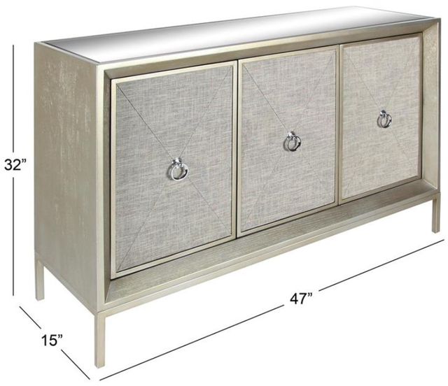 Deco Marche Gray Accent Cabinet-3