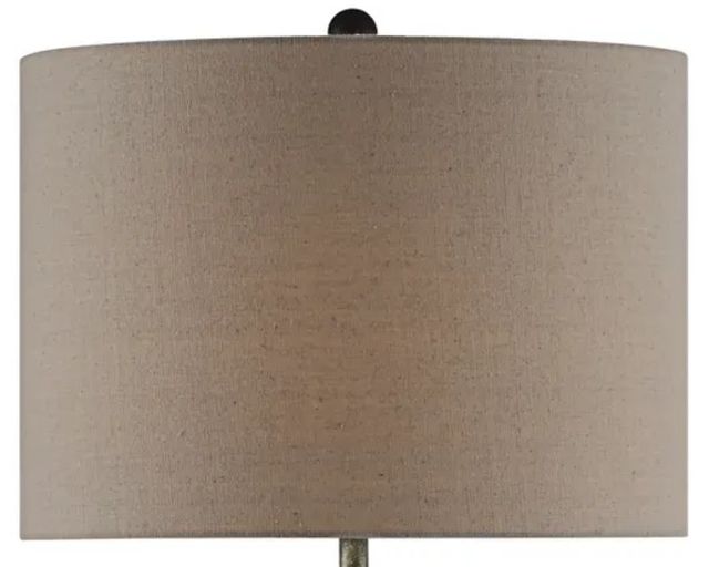Crestview Collection Quinn Banded Rods Black Table Lamp-1