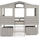 Donco Kids Twin Tree House Loft with Drawers-1