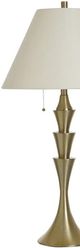 StyleCraft Norman Wyatt Home Lydia Antique Brass Steel Table Lamp-1
