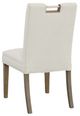 Fairfield® Customizable Entree Dining Nickel Metal Pull Short Back Side Chair-3