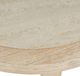 Jofran Inc. Sierrafina Beige 40" Round Coffee Table with Almond Base-3