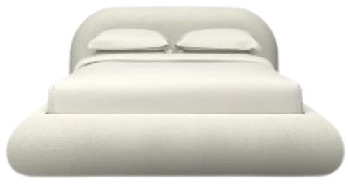 Bramble Arcadia Queen Upholstered Panel Bed-1