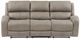 Homelegance® Pagosa Brown Manual Double Reclining Sofa-2