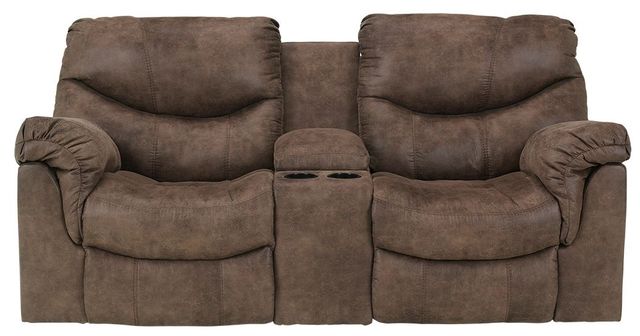Signature Design by Ashley® Alzena 2-Piece Gunsmoke Living Room Set with Reclining Sofa-2