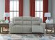 Signature Design by Ashley® Forest Lake Alloy Power Reclining Sofa with Adjustable Headrest-5