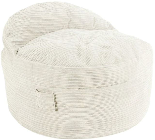 CordaRoy's® Nest Ecru Terry Corduroy Full Adult Bean Bag Chair-0
