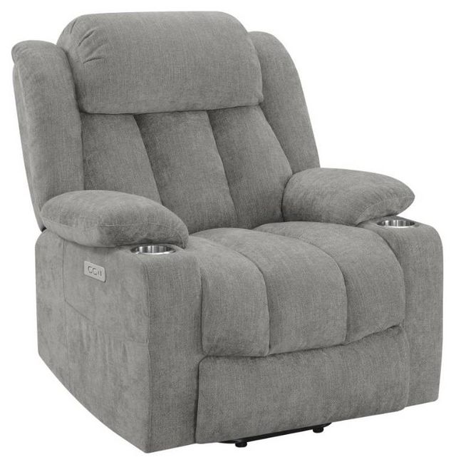Coaster® Houston Gray Power Lift Recliner Chair