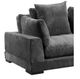 Moe's Home Collection Tumble Nook 3-Piece Charcoal L-Shaped Modular Sectional and Ottoman-3