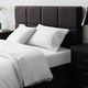 Malouf® 6-Piece Linen-Weave Cotton Split Queen Sheets Set-1