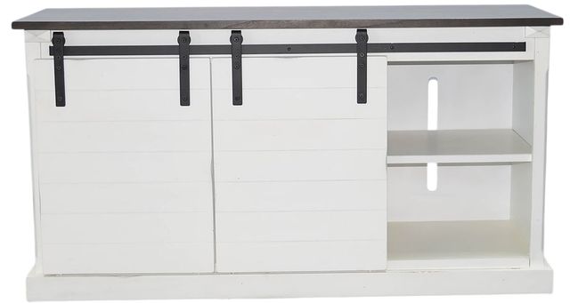 Sunny Designs™ European Cottage 65" TV Console with Barn Door-3