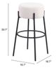 Zuo® Modern Blanche Ivory Barstool-3