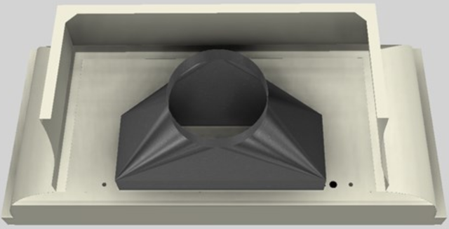 Vent-A-Hood® Designer Series 54" Biscuit Wall Mounted Range Hood-1